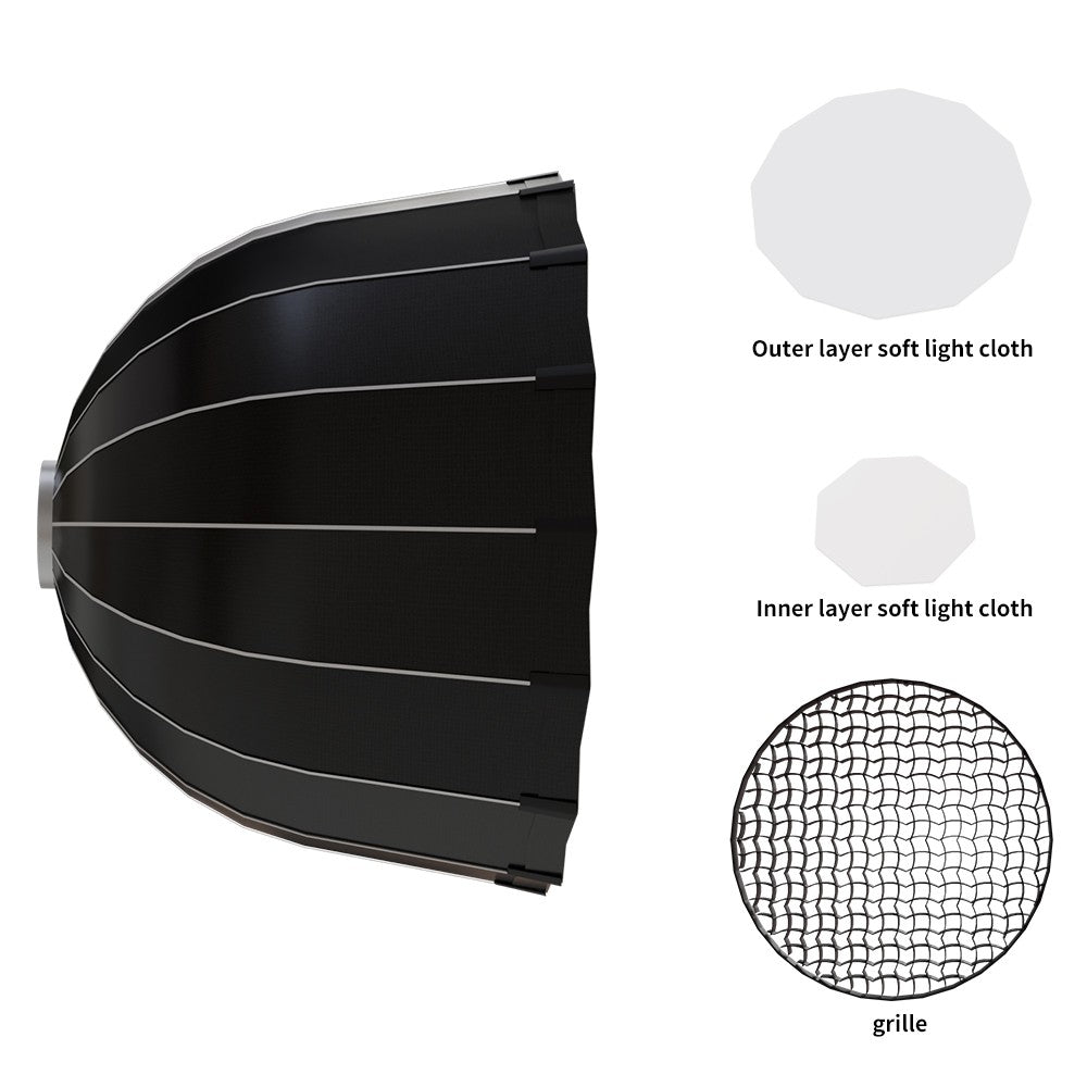 135W Fotografia LED Vídeo Luz Diurna Equilibrada Lâmpada Solar Bowens Softbox Para Iluminação Softbox Retrato Flash Acessório de Estúdio