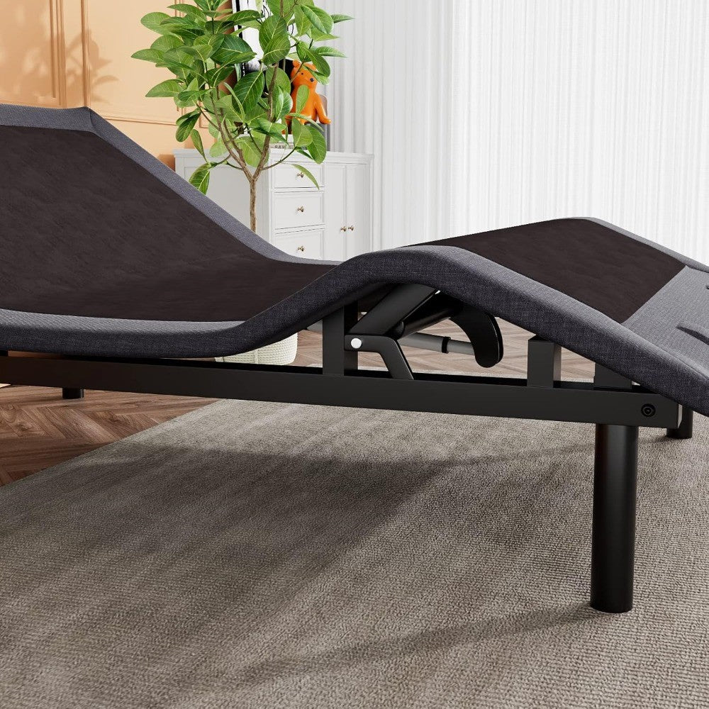 CERLIN Electric Adjustable Bed Base, Ergonomic Basic Full Size Bed Frame with Upgraded Motors and Wireless Remote Control