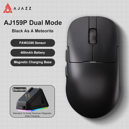 AJAZZ AJ159 APEX/AJ159PRO Wireless Gamer Mouse with RGB Magnetic Charging Base Lightweight  AJ159P Gaming Mouse for PC Laptop