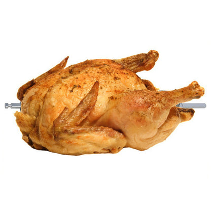 Stainless Steel Air Fryer Fork Roast Chicken Skewer Fish Meat Grilled Rack Rotation Roaster Forks BBQ Tools Oven Accessories