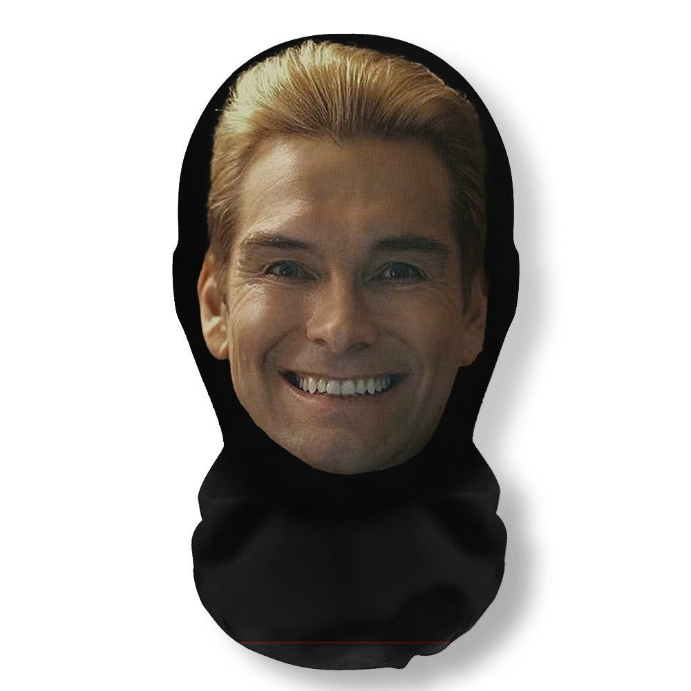 3D Printed Puff Daddy Mask Elastic Mesh Full Face Mask for Men Women Cosplay Headwear HipHop Fashion Balaclava Hood Hat Headgear