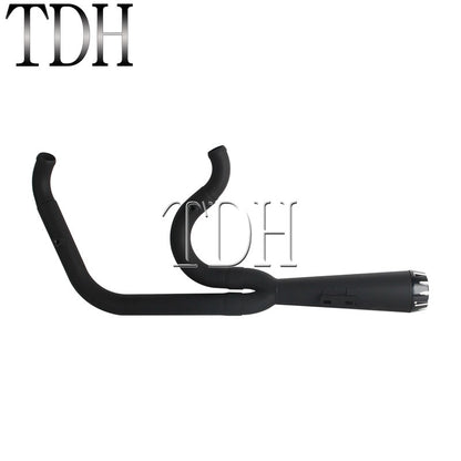 Motorcycle Exhaust Muffle Middle Link Pipe Mid-control Exhaust System For Harley Softail Street Bob Standard FXST FXBBS FXBB 18+