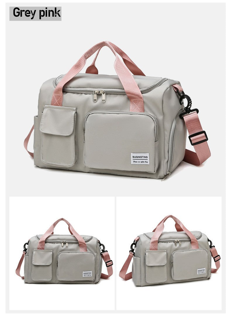 Womne's Travel Bags Handbags Gym Shoulder Bags Oxford Fitness Camping Trekking Bags Hiking Waterproof Outdoor Crossbody Bag