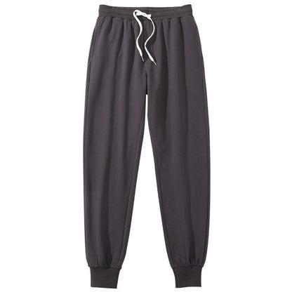 Men 100% Cotton Pants Elastic Gym Sweatpants Casual Jogging Trousers Sport Joggers Fitness Running Pants Man Clothing Streetwear