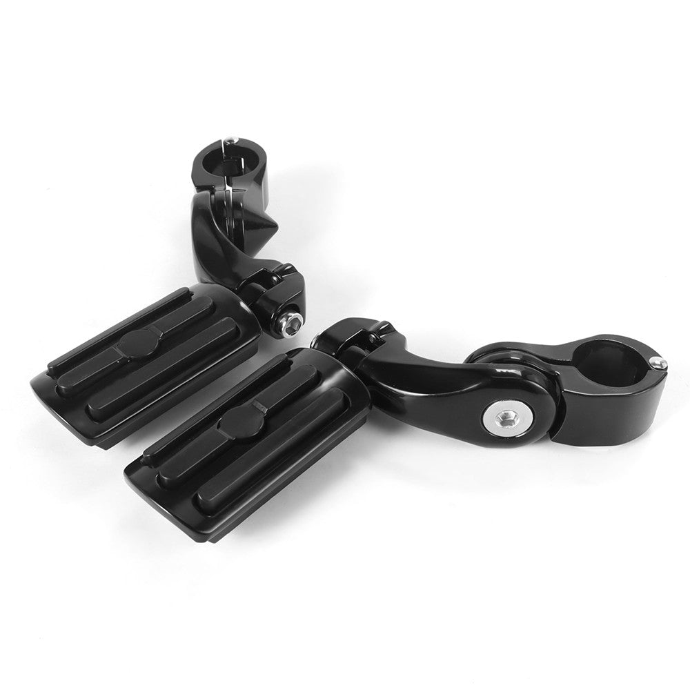 1 1/4" 32mm Motorcycle Foot Rest Highway Engine Guard Foot Pegs Mount Footrest For Harley Touring Honda Kawasaki Suzuki Yamaha