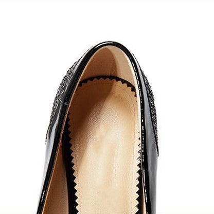 Fashion Women's High Heels Pumps 4CM Low-Heeled Elegant Ladies Wedding Shoes Sexy Red Pointed Toe Shallow Slip-On Party Shoes