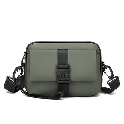 High Quality Soft PU Leather Men's Shoulder Bag Fashion Small Handbag Casual Male Day Clutch Bag