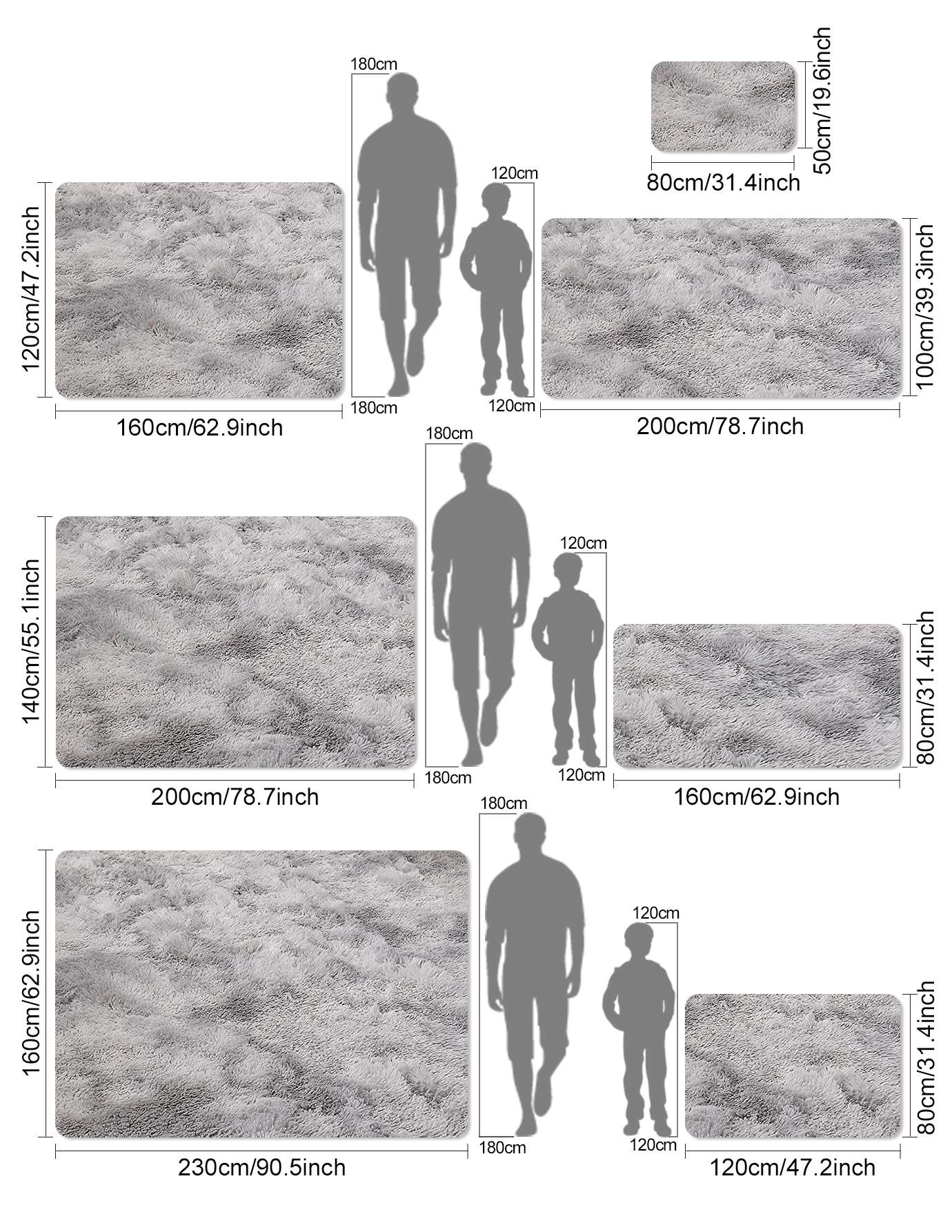 VIKAMA Halloween Decor Rug Kitchen Rug Waterproof Hallway Rug Pumpkin Ghost Floor Mat Door Mat Living Room Rug For Bedroom Decor