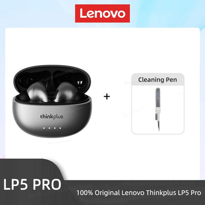 Lenovo LP5 PRO Wireless Bluetooth 5.4 Earphones TWS HiFi Sound Gaming Earbuds Sport headset Long Standby Touch Contol with Mic
