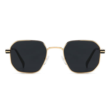 New European and American Style Men's Aviator Glasses, Retro Metal Square Frame Sunglasses, Cross-Border Ready Stock 1435