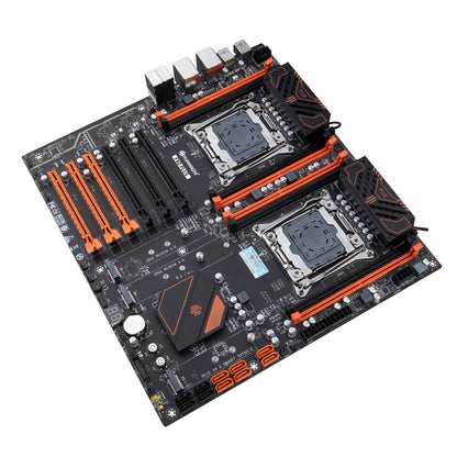 Placa-mãe HUANANZHI X99 F8D PLUS LGA 2011-3 XEON X99 com suporte para Intel Dual CPU E5 2640 2666 2670 2696 V3 V4 DDR4 RECC NVME NGFF