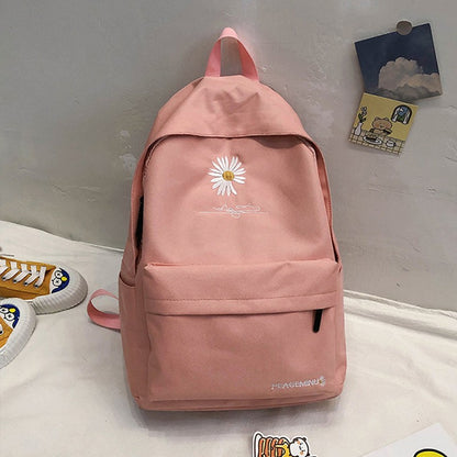 Mochila Infantil Estampa Margarida Pequena Mochila Escolar Infantil Mochila de Viagem Organizador de Roupas Mini Mochilas de Lona Unissex