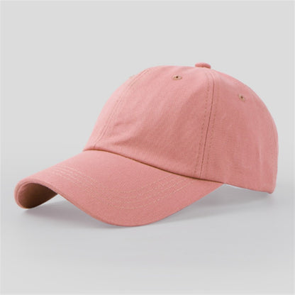 Casual Baseball Cap for Men Women Solid Color Cotton Hat Fashion Simple Black Pink White Wine Red Navy Blue