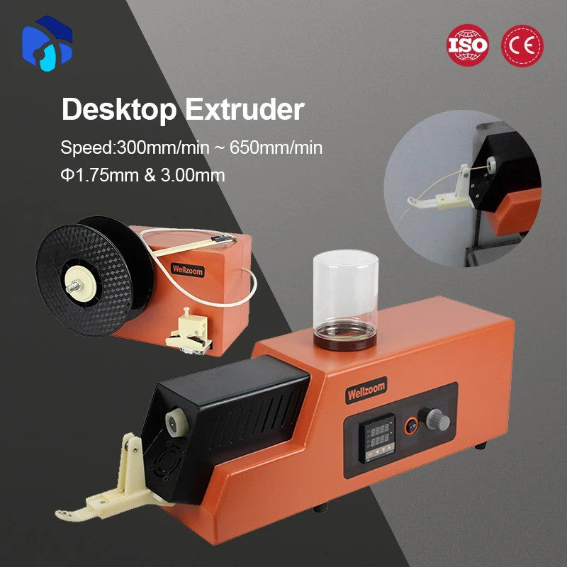 3D Printing Consumables Extruder 3D Filament Maker Desktop Filament Extruder 1.75mm 3mm Speed Adjustable Extrusion Machine
