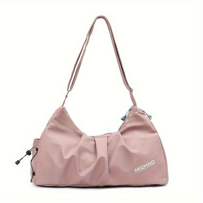 Yoga Bag Women's Sports Fitness Training Bag Fashionable Short Trip Luggage Bag Large Capacity Travel Bag Lightweight Travel