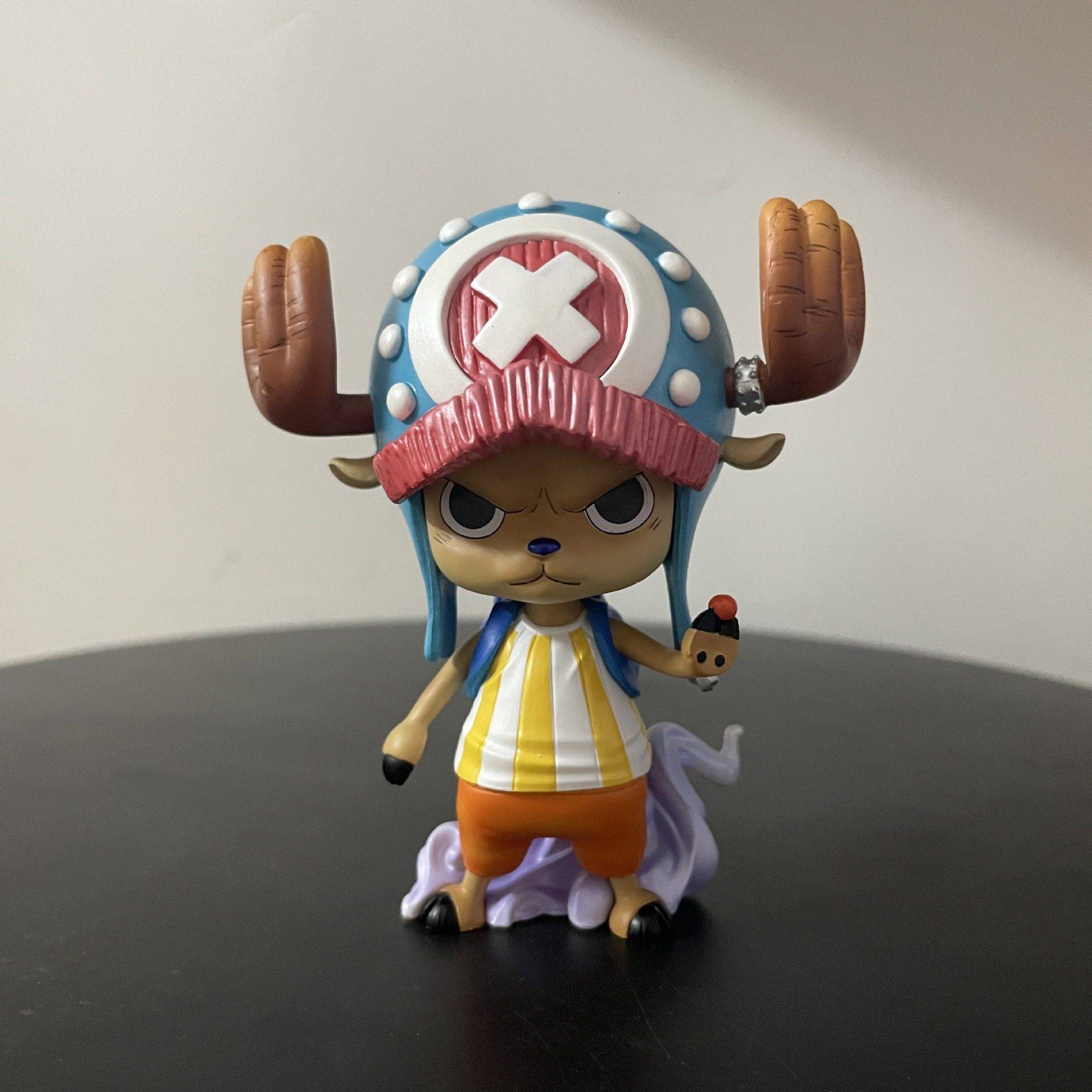 New 10cm One Piece Anime Figures Tony Tony Chopper Figure Cute Pvc Statue Collection Model Birthday Gifts Custom Toys Pre-Salo