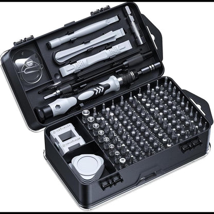 Conjunto de Chaves de Precisão 115 em 1, Kit de Ferramentas de Reparo Magnético Profissional para Celular, Computador, Relógio, Notebook, MacBook, Jogos