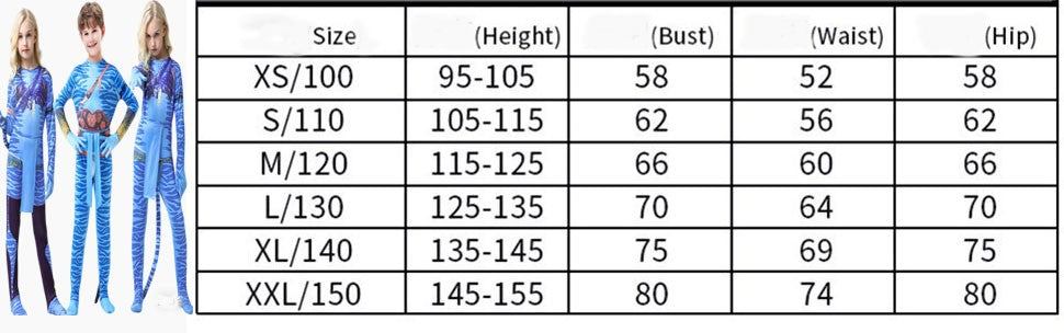 2026 Halloween Cosplay Avatar Costume Fire and Ashes Avatar3 Cosplay Hero One Piece Tight Fitting Clothing Na'vii Jumpsuit