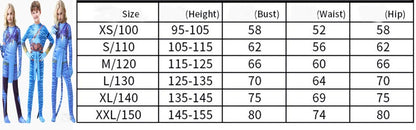2026 Halloween Cosplay Avatar Costume Fire and Ashes Avatar3 Cosplay Hero One Piece Tight Fitting Clothing Na'vii Jumpsuit