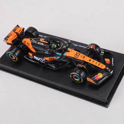 Burago 1:43 2025 McLaren MCL39 F1 Carro de Corrida Edição de Capa Dura Nº 4/Nº 81 Modelo de Carro em Liga