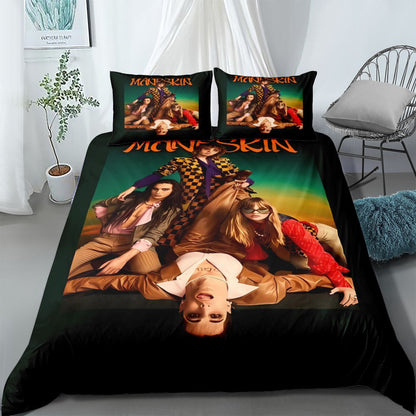 Conjunto de Capa de Edredom Dino Riders para Cama King Queen Casal Solteiro