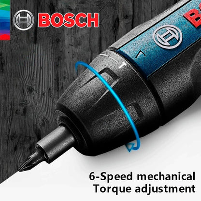 Bosch Parafusadeira Elétrica GO2 GO3 USB Recarregável Multifuncional Furadeira Manual Sem Fio Ferramentas Elétricas Manutenção Doméstica Reparo