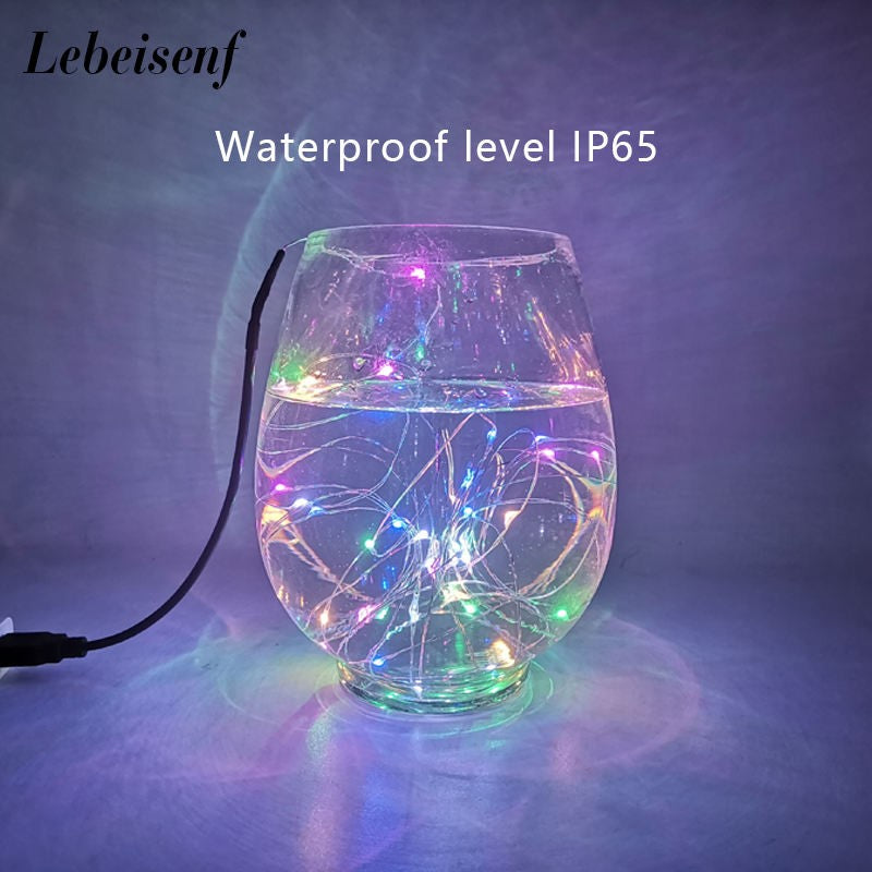 IP65 LED Copper Wire Fairy Lights DC 12V Powered Flexible String 5M 50Lamp 10M 100Lamps for Indoor Outdoor Party Festival Decor