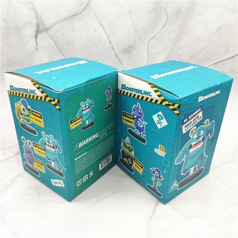 6pçs/conjunto Monstros Universidade Sullivan Michael Brinquedos Fofos de Bonecos de Anime 7-10CM