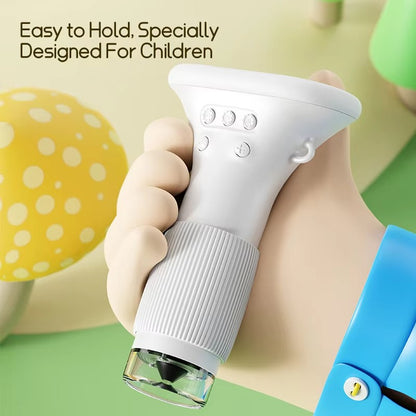 Microscópio Infantil 1000x Lupa Microscópio 200 Megapixels Com Função Foto e Vídeo LED Brinquedos Educacionais Ciência Para Crianças