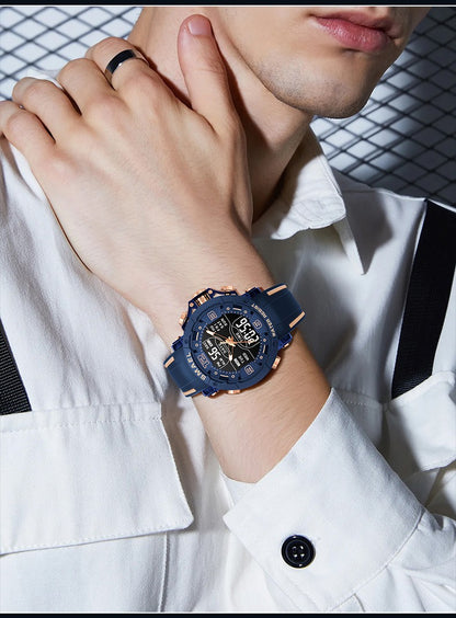 SMAEL Brand 8140 Waterproof Dropshipping Watch Alarm Clock night light Young Fashion business Quartz Sport Wristwatches