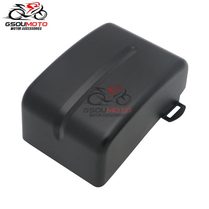 Motorcycle Black Battery Side Fairing Frame Covers Cap For Harley Dyna Street Fat Bob Super Glide Wide Glide Switchback FLD FXD