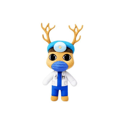 Animal Hospital Cotton Figures Anime Gifts Horror Game Animal Hospital Anomaly Horror Bunny Figurine Halloween Party Favors Gift