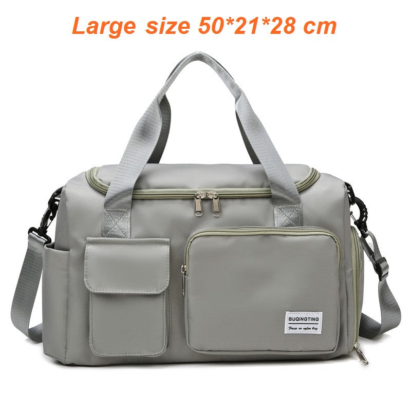 Womne's Travel Bags Handbags Gym Shoulder Bags Oxford Fitness Camping Trekking Bags Hiking Waterproof Outdoor Crossbody Bag