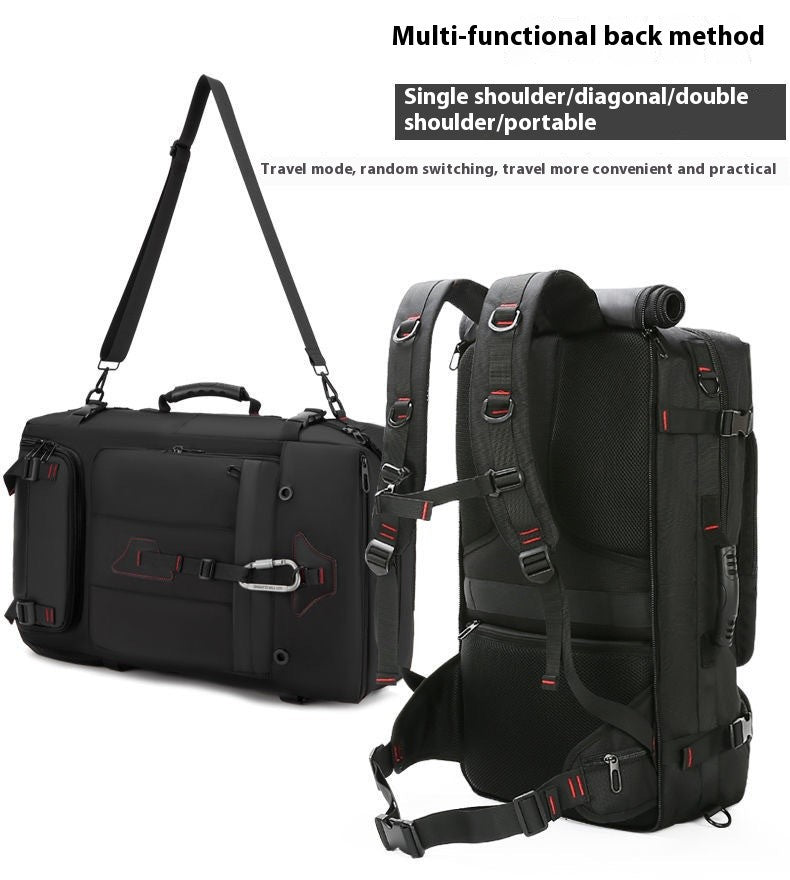 Mochila de Viagem Grande Capacidade 50L 70L Esportes Treino Fitness Bolsa Independente para Sapatos Bolsas para Laptop