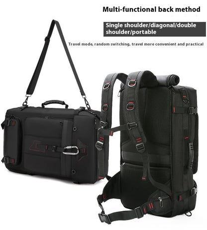 Mochila de Viagem Grande Capacidade 50L 70L Esportes Treino Fitness Bolsa Independente para Sapatos Bolsas para Laptop