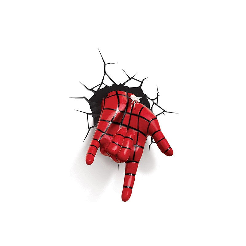 3D Wall Breaking Iron Man, Captain America, Decoration Cute Cartoon Stickers Waterproof Stickers For DIY Scrapbooking,