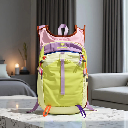 Outdoor Hiking and Mountaineering Bag, Lightweight Backpack, Foldableable Waterproof Travel Bag, Professional Flushing Bag, Skin Backpack, Female Mountain Climbing and Fishing Sports