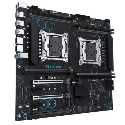 Conjunto Opcional de Placa Mãe Dual CPU MACHINIST X99 MD8 Intel Xeon E5 2680 V4 LGA2011-3 DDR4 32GB RAM Chipset C612 para Servidor/Computador