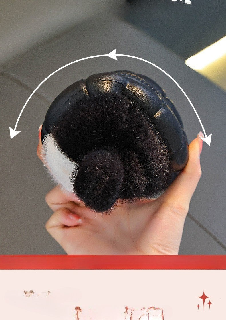 Cute Penguin Boys' Girls' Cotton Slippers 2025 New Winter Fashion Children's Eva Cotton Shoes Non Slip Warm Velvet Home Slippers