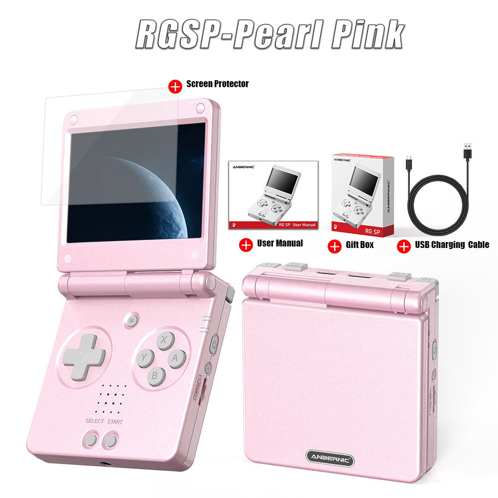 Anbernic RGSP 3.4'' IPS Screen Flip Handheld Console Linux System HDMI-compatible TV Output Clamshell Game Player 3300 mAh RG SP