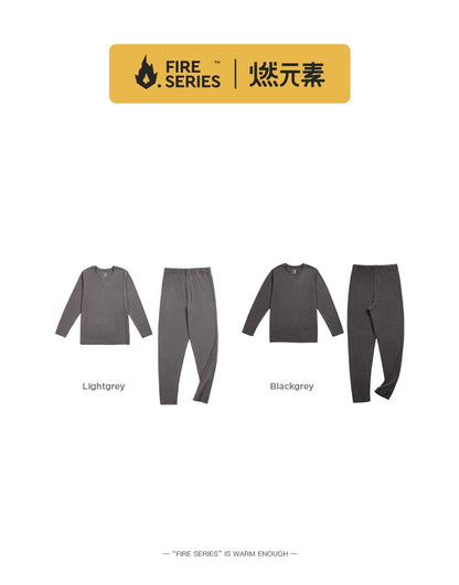 Maden Autumn and Winter Men Seamless Thermal Underwear Set Elastic Slim Inner Wear Underwear O-neck Long Sleeve Thermal Suit
