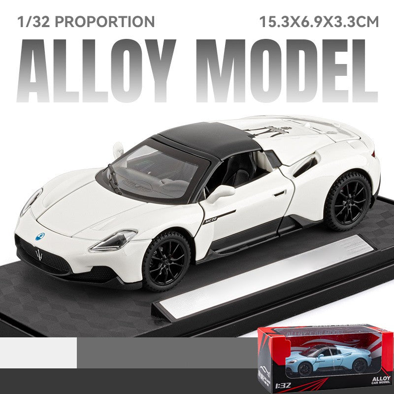 1:32 Maserati MC20 Supercar Alloy Diecast Model Car Boy’s High Simulation Miniature Holiday Present & Home Trendy Ornament Toys