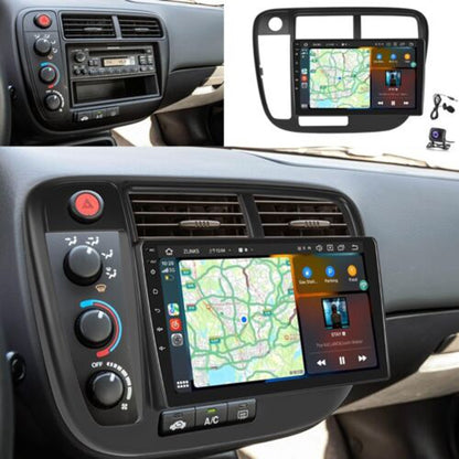 2G+32G compatível com Honda Civic 1996-2001 com Carplay e Android 9 polegadas Android 13 Rádio GPS Estéreo Automotivo WiFi B compatível com Carplay