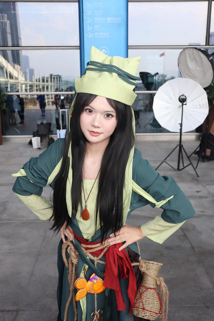 Game Where Winds Meet Yingying Cosplay Costume Ancient Hermit Hero Yingying Hanfu Carnival Convention Event Female Swordsman Set