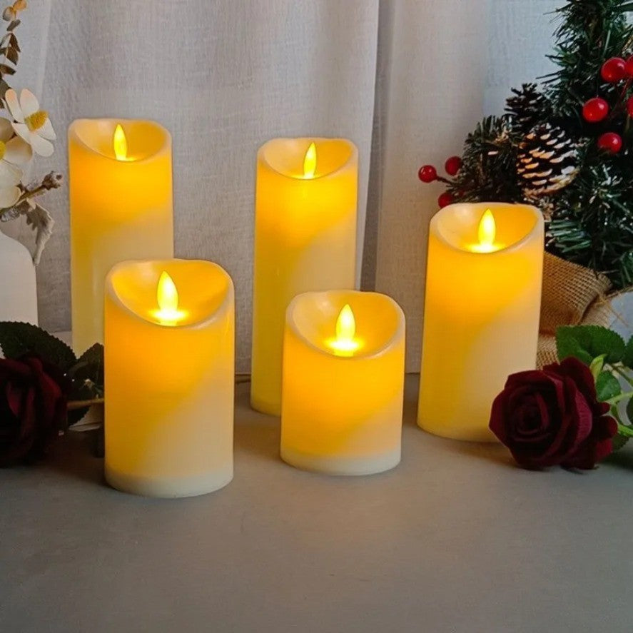 1~10PCS Swing LED Candles Flameless Flickering Light Flameless Candle for Christmas Wedding Decor Birthday Party Supplie  ?