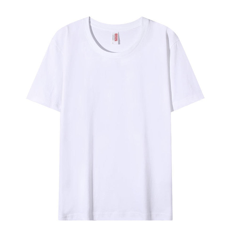 Plain Cotton T Shirts Wholesale High Quality Crew Neck Tshirt Unisex Tee Shirt Blanc White Tshirt For Men Camisetas Masculinas