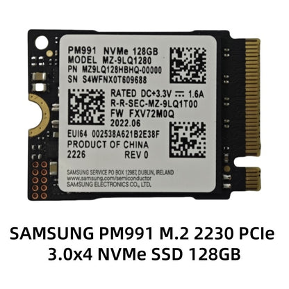 Samsung PCIe M.2 2230/2242 NVMe SSD BM9C1 512G, PM9B1 128G 256G, para Xbox Surface Pro Steam Deck Dell HP Lenovo Laptop - Embalagem OEM
