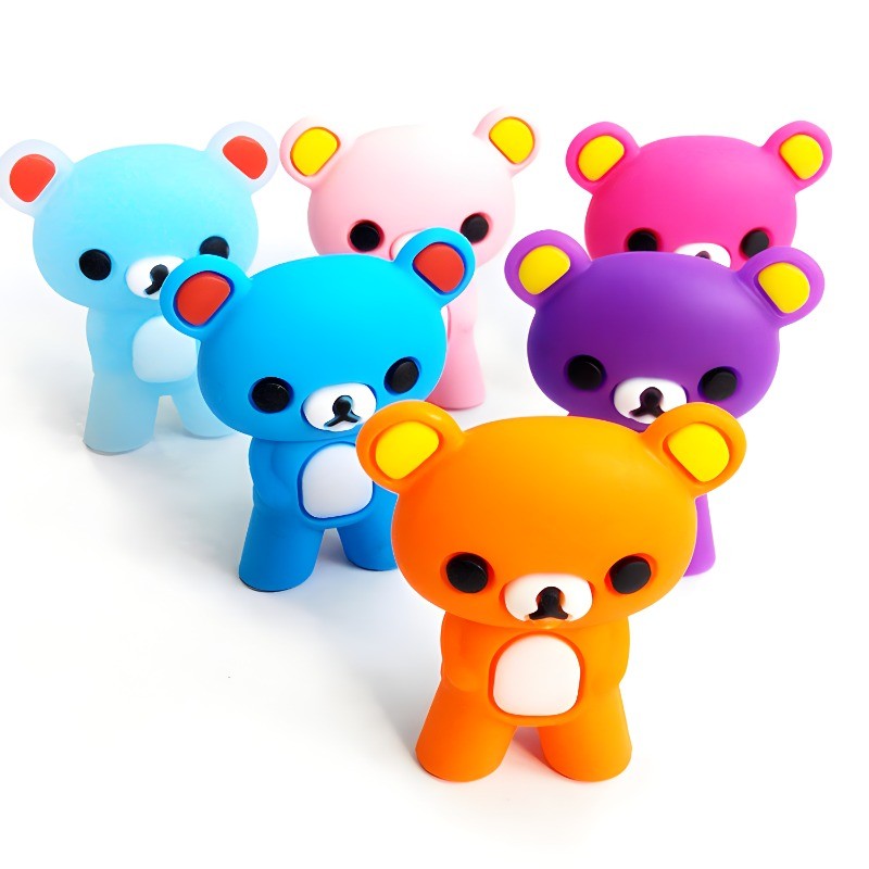 1 unidade de hashis de urso fofos para crianças, hashis de treinamento para crianças, hashis de sushi, ajudante de aprendizagem, lembrancinhas para crianças