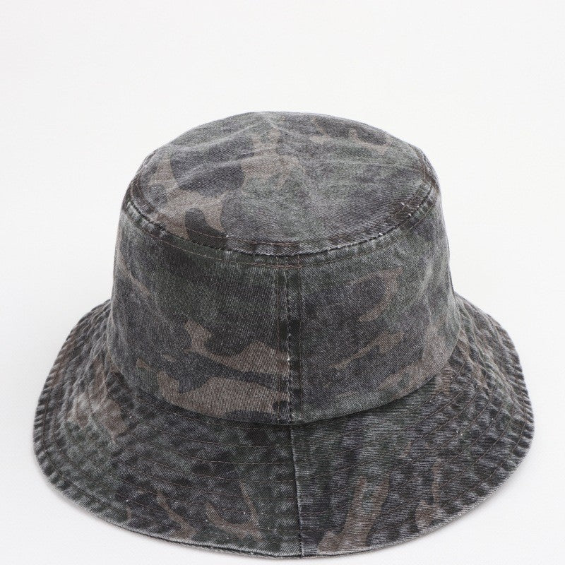 New Washed Cotton Camouflage Bucket Hat For Men And Women  Outdoor Travel Casual Sun Cap Panama Fisherman Hats Bob