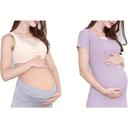 Fake Pregnant Belly 6-9 Months Artificial Silicone Pregnancy Belly Lifelike Skin for Actor Performance Maternity